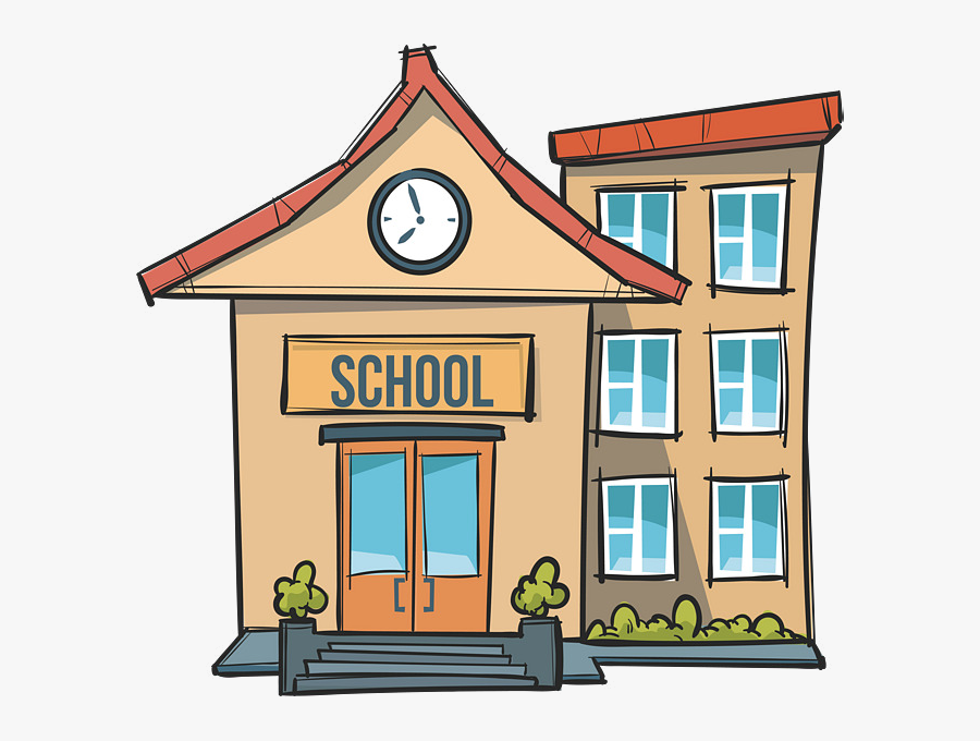A cartoon image of a school 